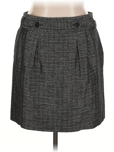 Pre-owned Ann Taylor Casual Skirt In Gray