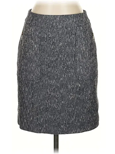 Pre-owned Ann Taylor Casual Skirt In Gray