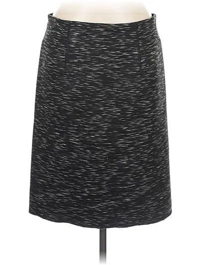 Pre-owned Ann Taylor Casual Skirt In Gray