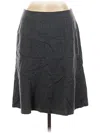 Ann Taylor Casual Skirt In Gray