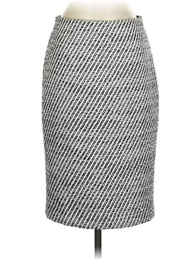 Pre-owned Ann Taylor Casual Skirt In Gray