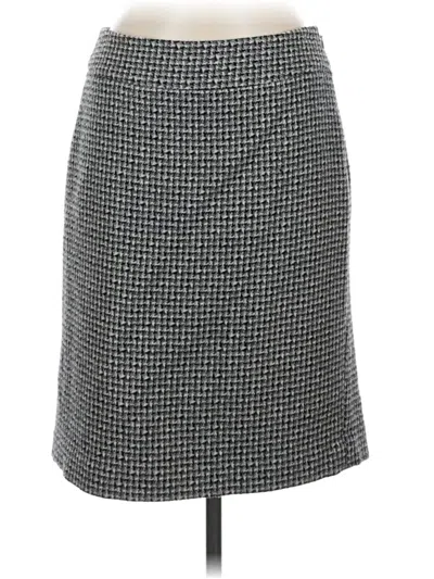 Pre-owned Ann Taylor Casual Skirt In Gray