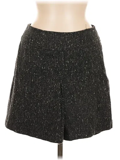 Pre-owned Ann Taylor Casual Skirt In Gray