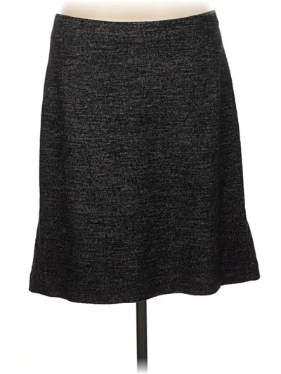 Pre-owned Ann Taylor Casual Skirt In Gray