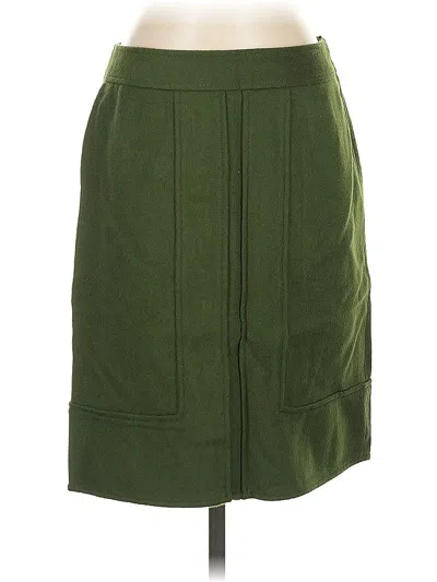 Pre-owned Ann Taylor Casual Skirt In Green