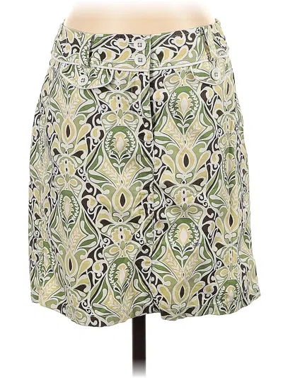 Pre-owned Ann Taylor Casual Skirt In Green