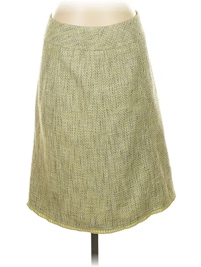 Pre-owned Ann Taylor Casual Skirt In Green
