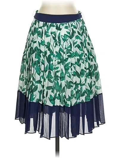 Pre-owned Ann Taylor Casual Skirt In Green