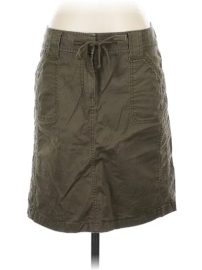 Pre-owned Ann Taylor Casual Skirt In Green