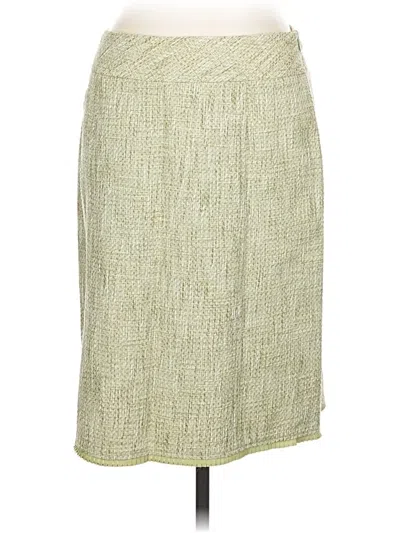Pre-owned Ann Taylor Casual Skirt In Green