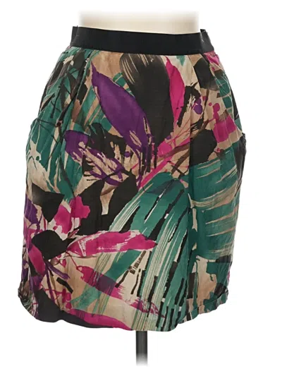 Pre-owned Ann Taylor Casual Skirt In Green