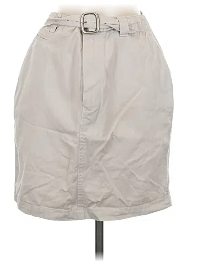 Pre-owned Ann Taylor Casual Skirt In Ivory