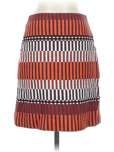 Pre-owned Ann Taylor Casual Skirt In Orange
