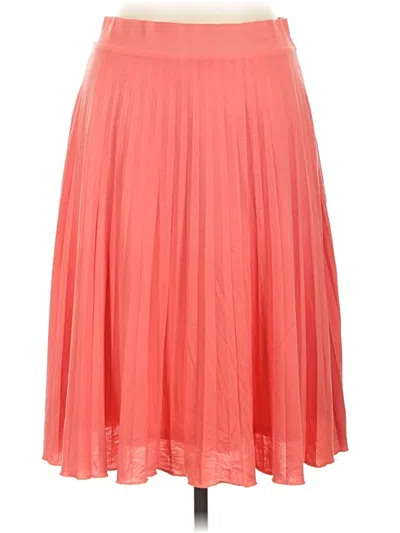 Ann Taylor Casual Skirt In Orange