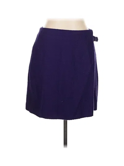 Pre-owned Ann Taylor Casual Skirt In Purple