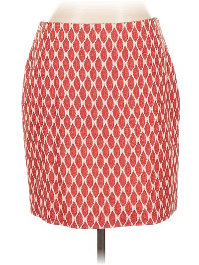 Pre-owned Ann Taylor Casual Skirt In Red