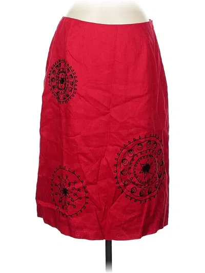 Pre-owned Ann Taylor Casual Skirt In Red