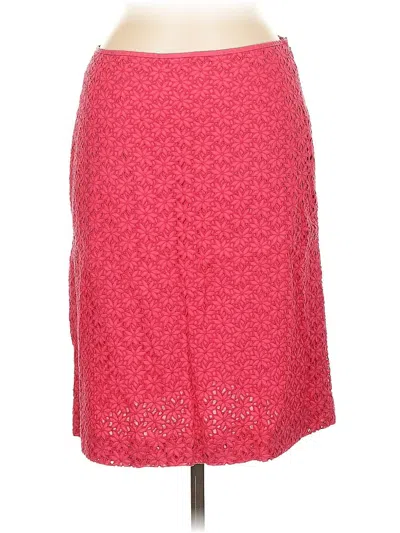 Pre-owned Ann Taylor Casual Skirt In Red