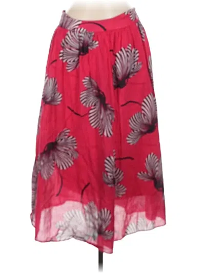 Pre-owned Ann Taylor Casual Skirt In Red
