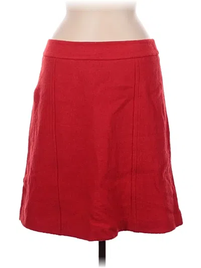 Pre-owned Ann Taylor Casual Skirt In Red