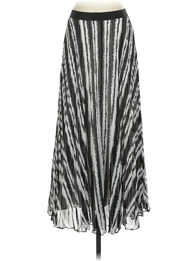 Pre-owned Ann Taylor Casual Skirt In Silver