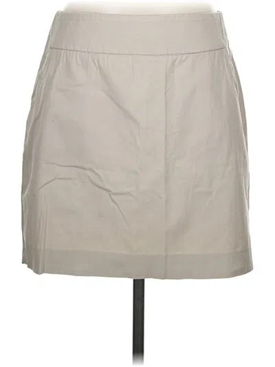 Pre-owned Ann Taylor Casual Skirt In Tan