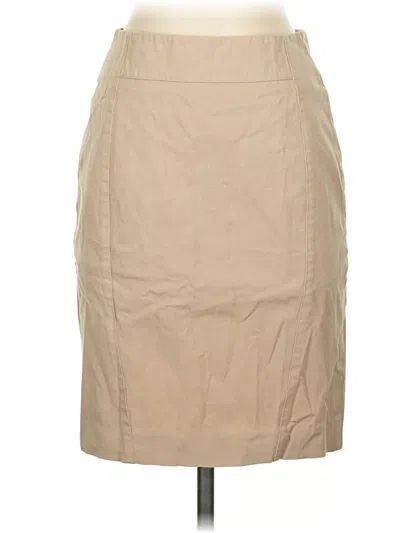 Pre-owned Ann Taylor Casual Skirt In Tan