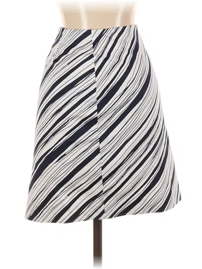 Pre-owned Ann Taylor Casual Skirt In White