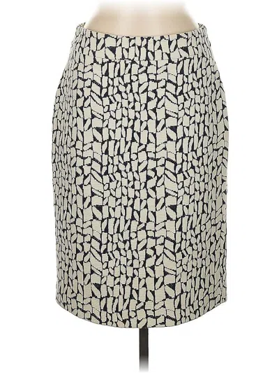 Pre-owned Ann Taylor Casual Skirt In White