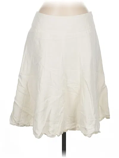 Pre-owned Ann Taylor Casual Skirt In White