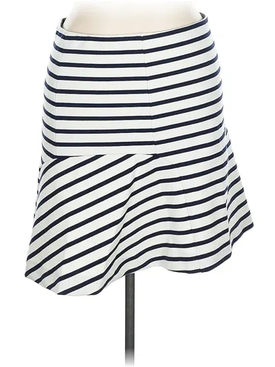 Pre-owned Ann Taylor Casual Skirt In White