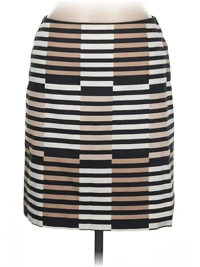 Pre-owned Ann Taylor Casual Skirt In White