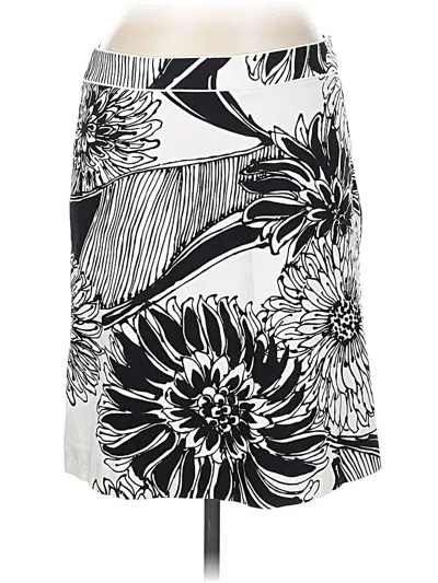 Pre-owned Ann Taylor Casual Skirt In White