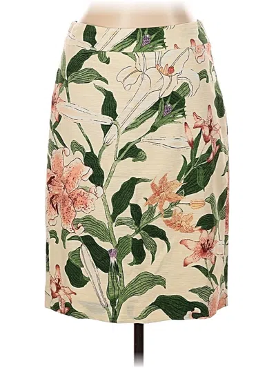 Pre-owned Ann Taylor Casual Skirt In White