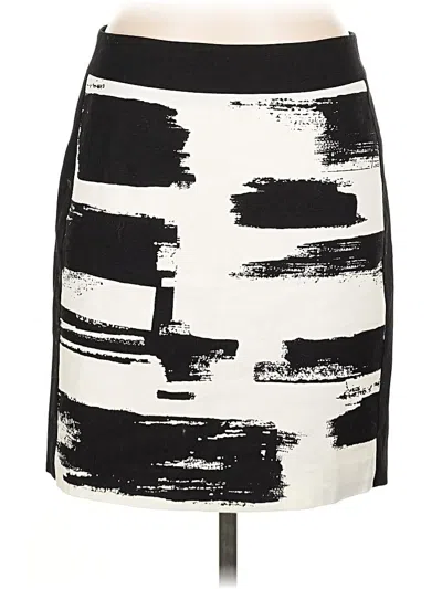 Pre-owned Ann Taylor Casual Skirt In White