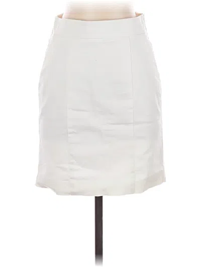 Pre-owned Ann Taylor Casual Skirt In White
