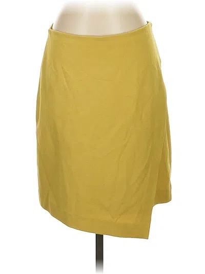 Pre-owned Ann Taylor Casual Skirt In Yellow