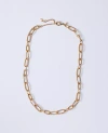 Ann Taylor Chain Link Necklace In Gold