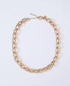 Ann Taylor Chunky Chain Link Necklace In Gold
