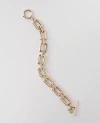 Ann Taylor Chunky Metal Chain Bracelet In Gold