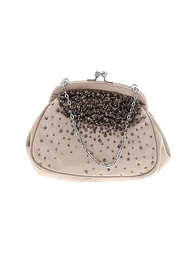 Pre-owned Ann Taylor Clutch In Ivory