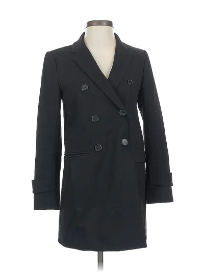 Pre-owned Ann Taylor Coat In Black