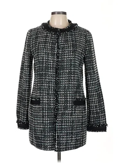 Pre-owned Ann Taylor Coat In Black