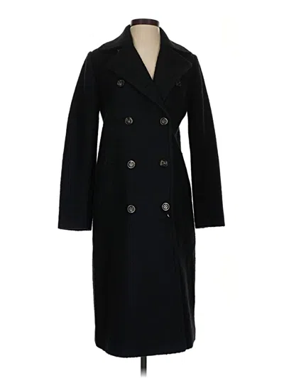 Pre-owned Ann Taylor Coat In Black