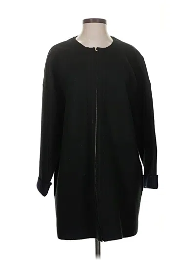Pre-owned Ann Taylor Coat In Black