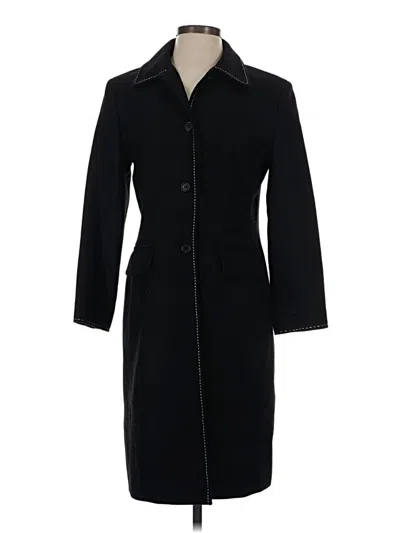 Pre-owned Ann Taylor Coat In Black
