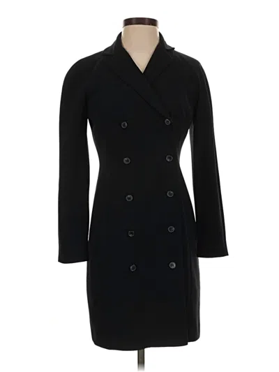 Pre-owned Ann Taylor Coat In Black