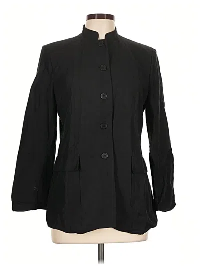 Pre-owned Ann Taylor Coat In Black