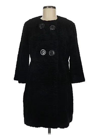 Pre-owned Ann Taylor Coat In Black
