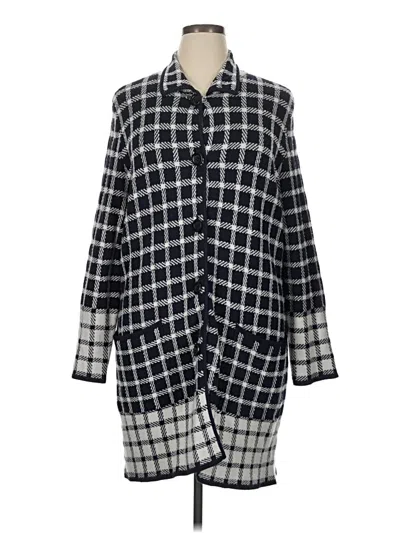 Pre-owned Ann Taylor Coat In Blue